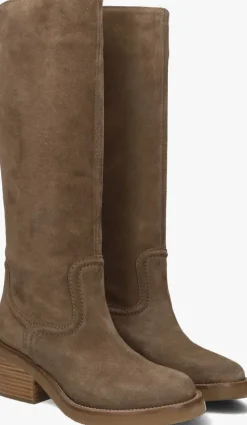 bruine nubikk hoge laarzen cassie boot sue