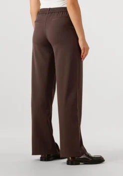 bruine object pantalon objlisa wide pant