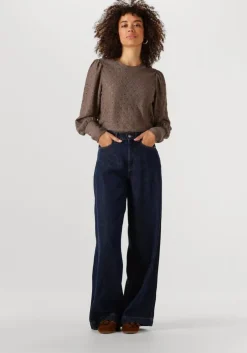 bruine object sweater objlaila l/s re top noos