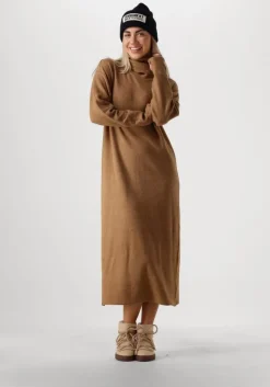 bruine penn & ink midi jurk w24b297ltd