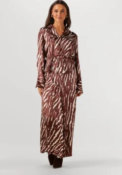 ROUGE EDIT e midirok roushiana hw printed midi skirt>DAMES Rokken