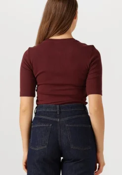 ROUGE EDIT e t-shirt rouhelena 2/4 o-neck tee><noscript><img width=