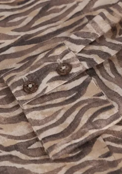 bruine scotch & soda blouses printed button up shirt