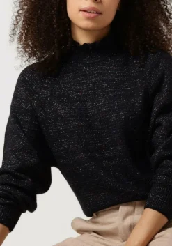 SCOTCH & SODA e trui ruffled high-neck lurex pullover><noscript><img width=