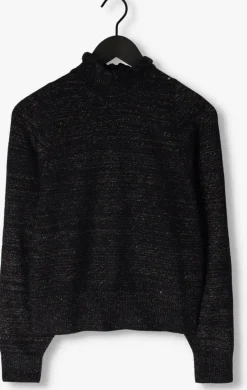 SCOTCH & SODA e trui ruffled high-neck lurex pullover><noscript><img width=