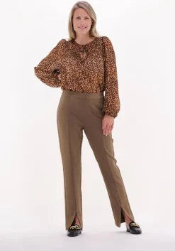 bruine second female blouses nutmeg blouse