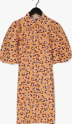 bruine second female mini jurk kalma new dress