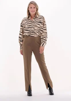 bruine second female pantalon fique trousers