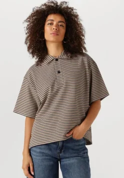 SECOND FEMALE e t-shirt norman ss polo>DAMES Tops & T-Shirts