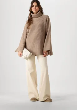 bruine selected femme trui slfmary ls long knit roll neck