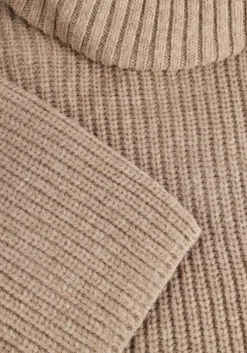 bruine selected femme trui slfmary ls long knit roll neck