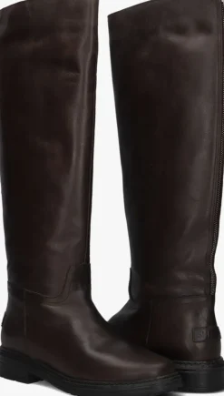 bruine shabbies hoge laarzen duck tala