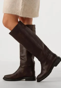 bruine shabbies hoge laarzen duck tala