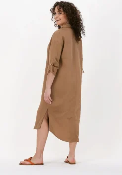 SIMPLE e midi jurk woven dress rooney twill><noscript><img width=