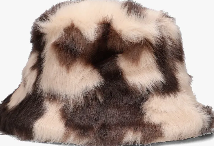 bruine stand studio hoed wera bucket hat