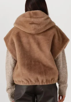 bruine studio ar faux fur jas olena