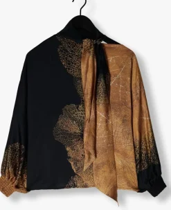 SUMMUM e blouses bow tie top border print><noscript><img width=