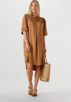 SUMMUM e midi jurk dress silky touch>DAMES Jurken