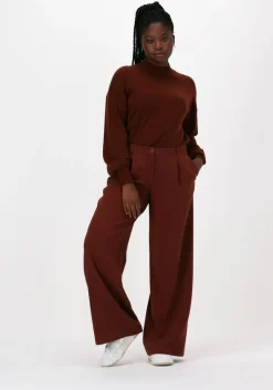 bruine summum trui mock neck sweater extra fine m