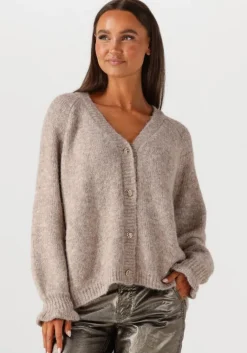 SUMMUM e vest cardigan cozy melange lurex knit>DAMES Truien & Vesten