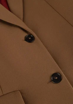 bruine tommy hilfiger mantel wool blend classic coat