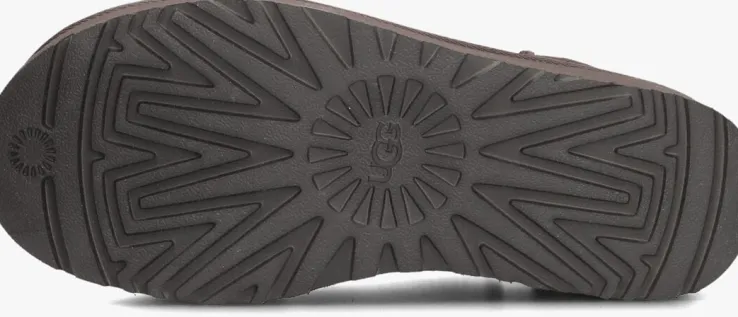 bruine ugg vachtlaarzen w classic ultra mini platform