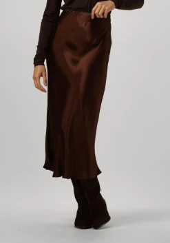 VANILIA e midirok bias satin skirt>DAMES Rokken