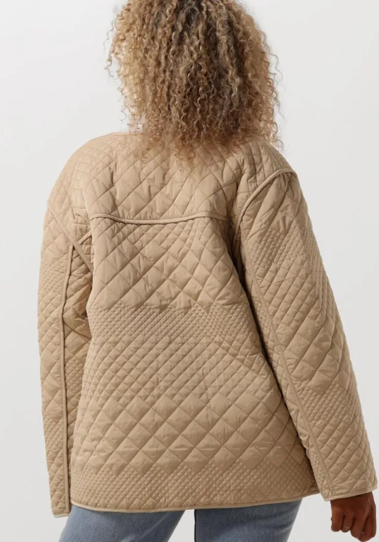 bruine y.a.s. gewatteerde jas yaslaurie ls padded jacket s.