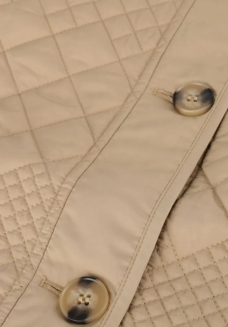 bruine y.a.s. gewatteerde jas yaslaurie ls padded jacket s.