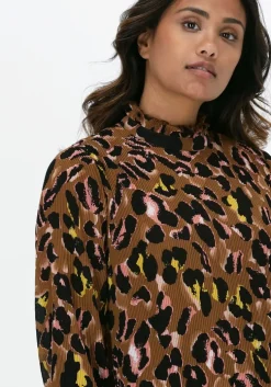 bruine y.a.s. midi jurk yaspippa ls midi dress s.