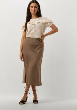 bruine y.a.s. midirok yaspella hw midi skirt s.