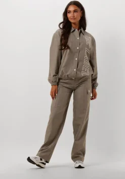 ALIX THE LABEL cargobroeken ladies woven check cargo pants>DAMES Broeken