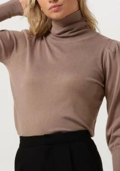 camel notre-v coltrui basic knit blouse