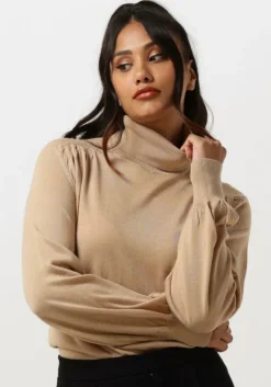 camel ruby tuesday coltrui veanna turtle neck balloon sleeves pull