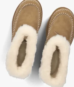 camel ugg vachtlaarzen classic mini alpine