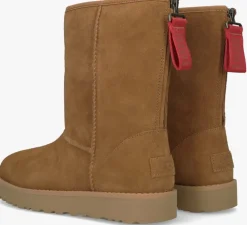 UGG vachtlaarzen w classic short logo zip><noscript><img width=
