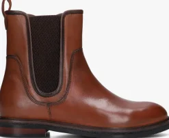 cognac maripe enkelboots fabiola