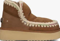 MOU vachtlaarzen eskimo 18 platform rhinestones>DAMES Laarzen