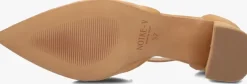 cognac notre-v sandalen met hak 35514