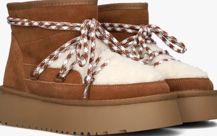 cognac notre-v vachtlaarzen femm