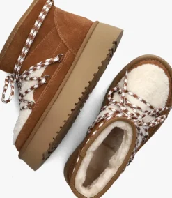 cognac notre-v vachtlaarzen femm