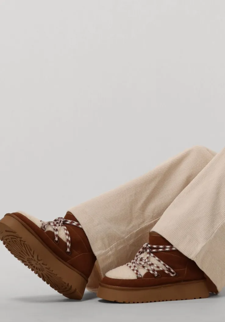 cognac notre-v vachtlaarzen femm