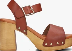 cognac red-rag sandalen 79568