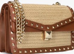 cognac steve madden schoudertas bcavet