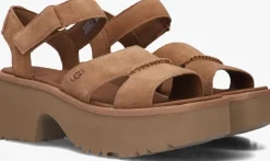 UGG sandalen met hak w new heights ankle strap><noscript><img width=