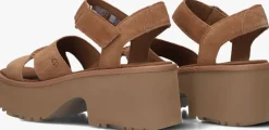 UGG sandalen met hak w new heights ankle strap><noscript><img width=