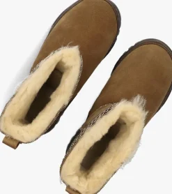 cognac ugg vachtlaarzen classic mini trailgazer