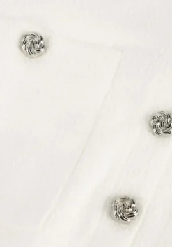 creme alix the label vest ladies knitted boucle cardigan