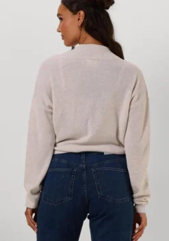 creme another label trui leni knitted pull