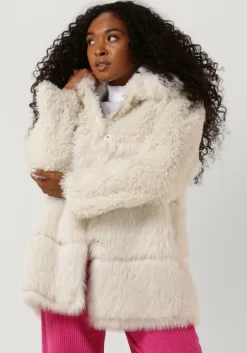 BEAUMONT faux fur jas soft fur mix jacket>DAMES Jassen